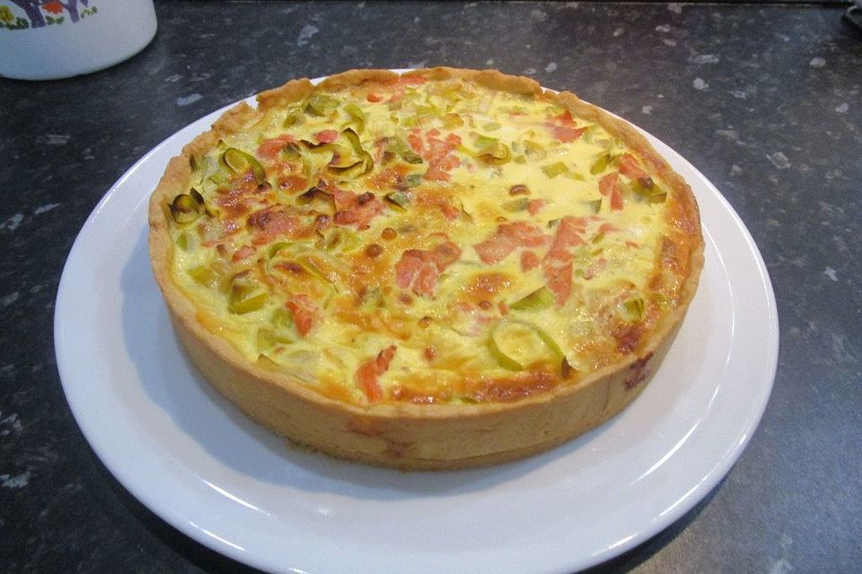 Lachs-Quiche