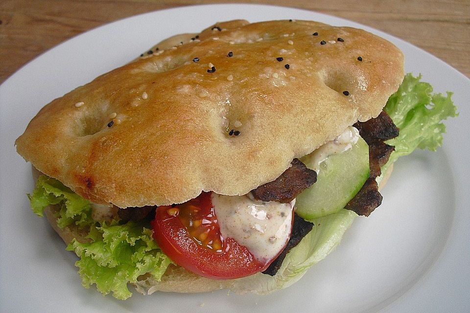 Döner Kebab im Fladenbrot