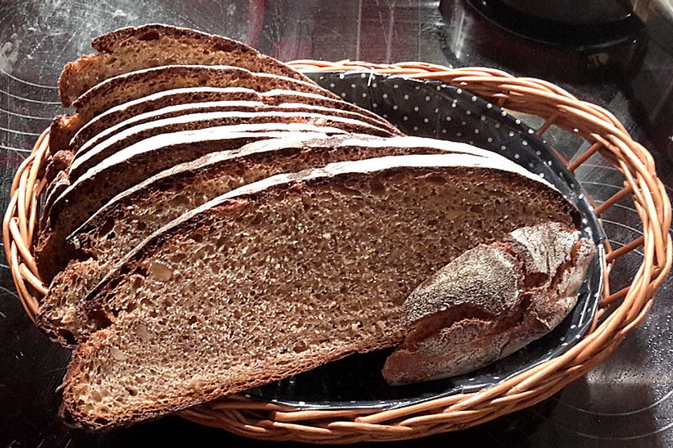 Porter-Walnuss-Kruste im Topf gebacken