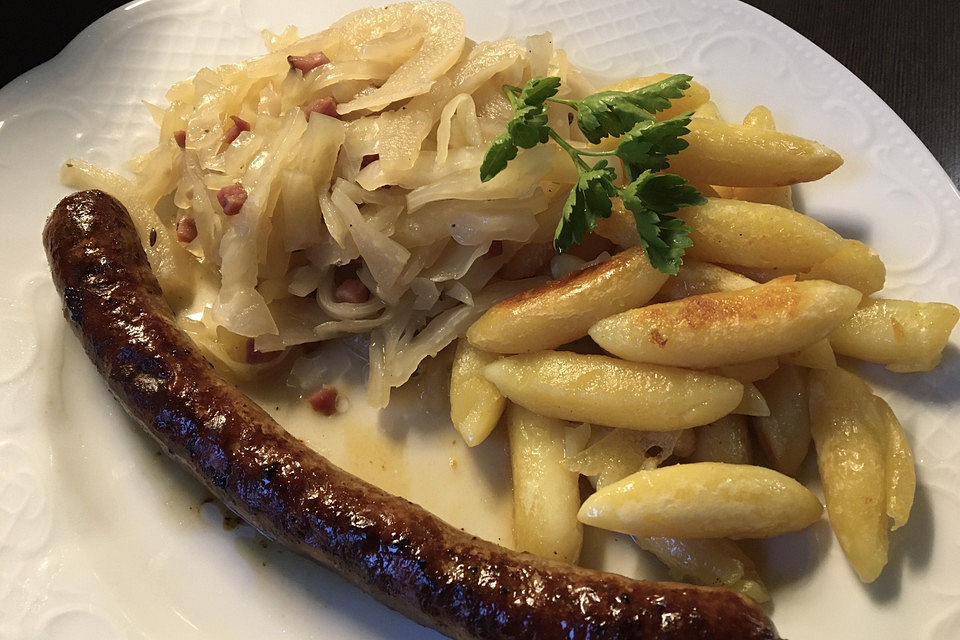 Bayrisch Kraut mit Honig und Apfelwein