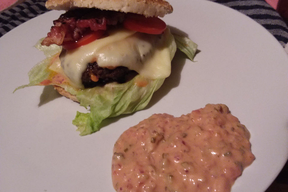 Burger vom Grill