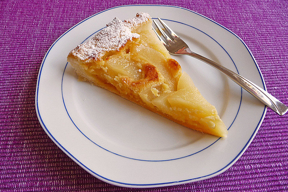 Birnen-Mandelcreme-Tarte