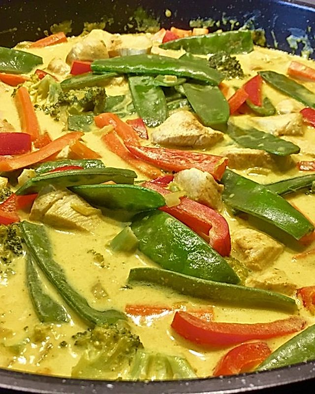 Indisches Hähnchen-Curry