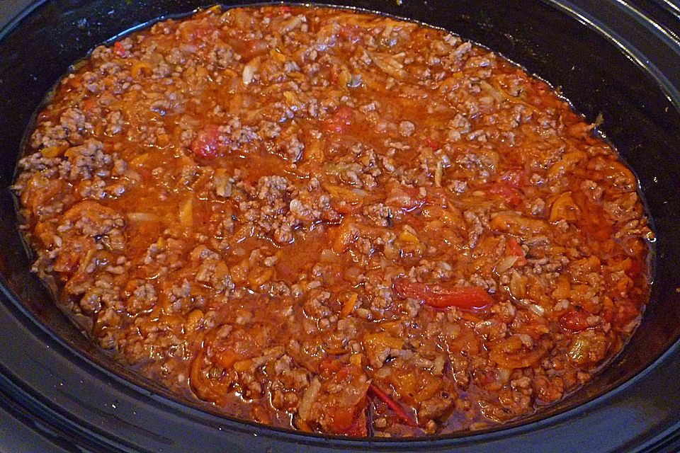 Sauce Bolognese mit viel Gemüse