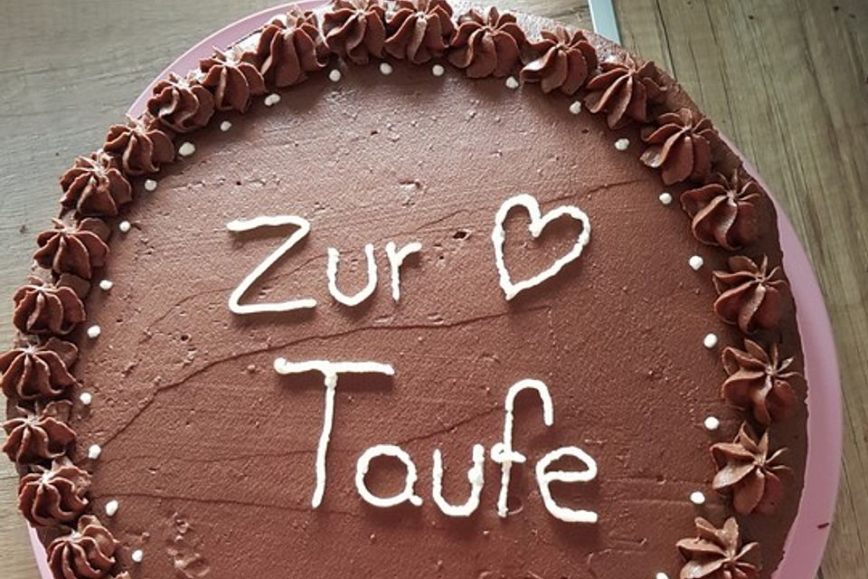 Schwarz-weiße Schokotorte