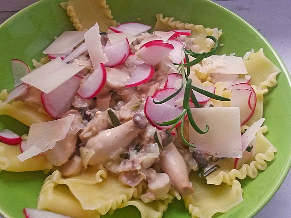 Kräuterseitling-Rosmarin-Pasta von Seeräuberdeern| Chefkoch