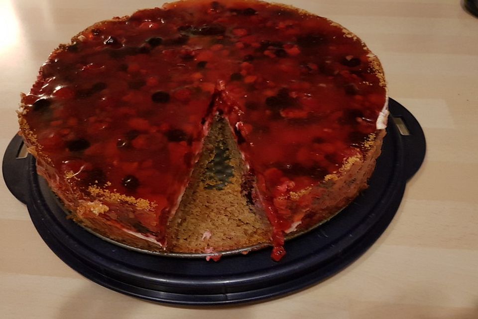 Himbeer-Nuss-Kuchen