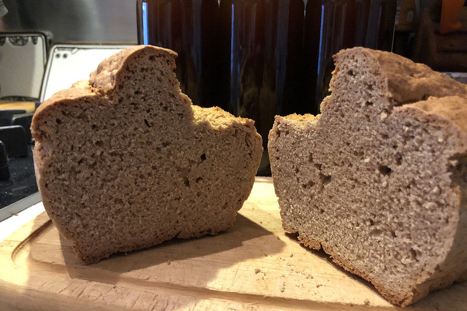 Kuechlis glutenfreies schnelles Quarkbrot