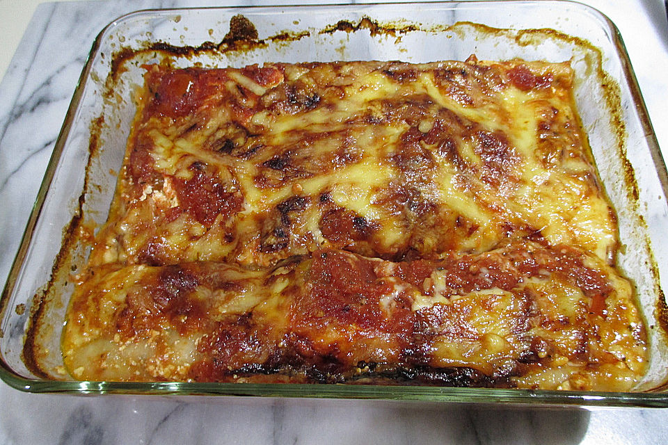 Cannelloni mit Spinat-Riccotta-Füllung