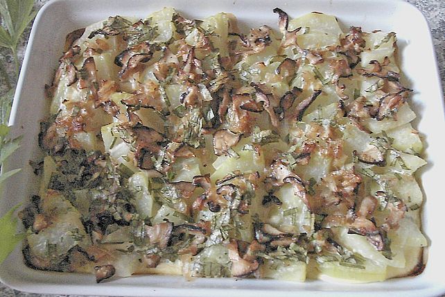 Kohlrabi - Auflauf mit Champignons von otto42| Chefkoch