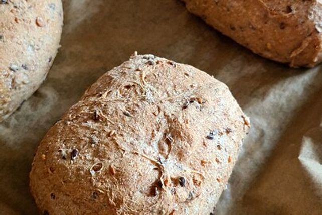 Dinkelvollkornbrötchen mit Körnchen von geli1907| Chefkoch