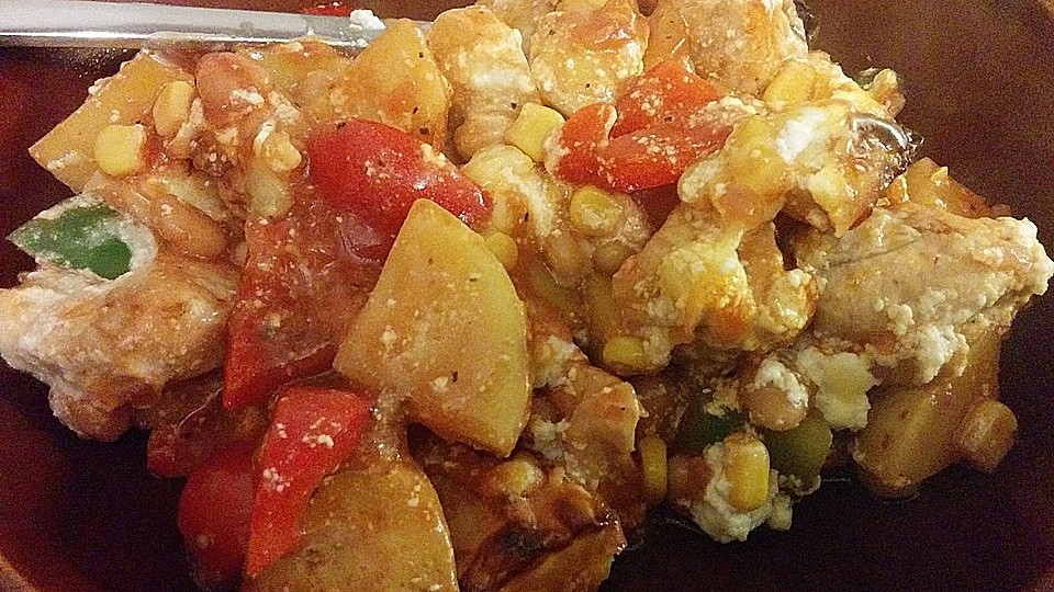 Western Auflauf Mit Kartoffeln Und Baked Beans Von Lantana Chefkoch 