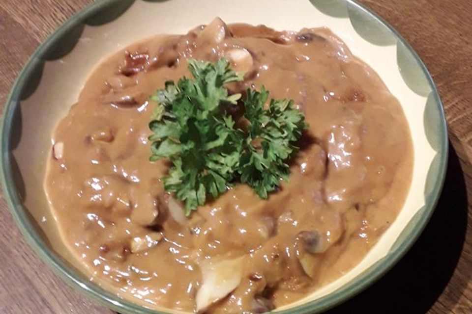 Champignon-Rahmsauce