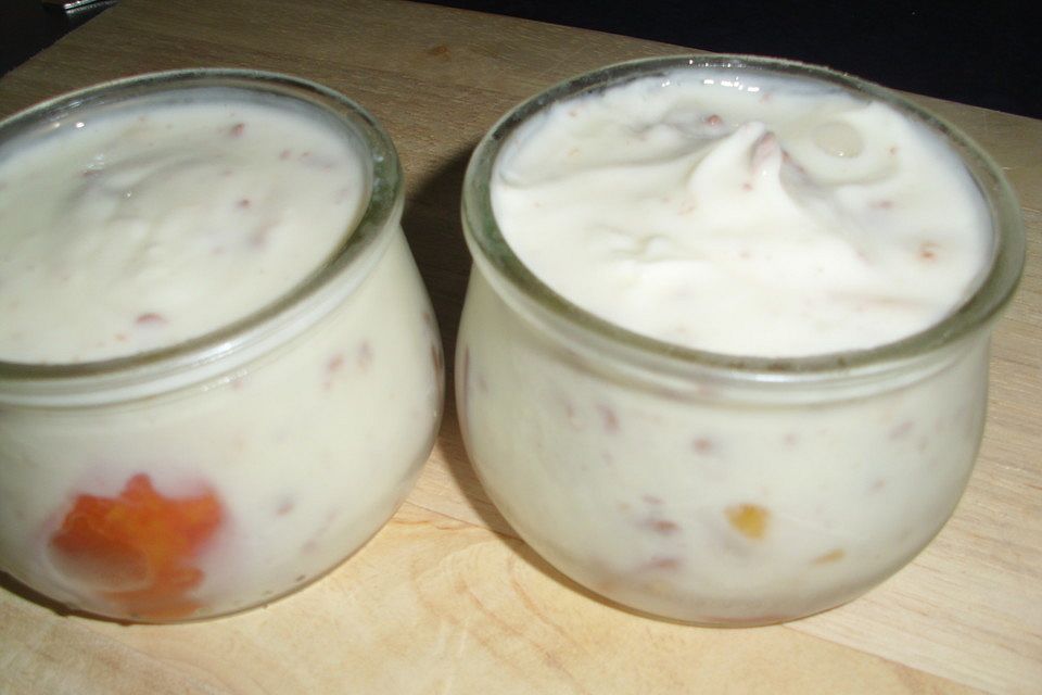 Low Carb Pfirsichjoghurt