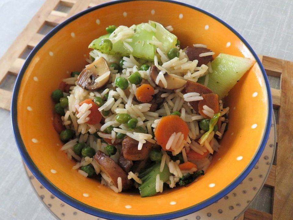 Vegetarische Gemüse-Reispfanne von grillmaster62| Chefkoch