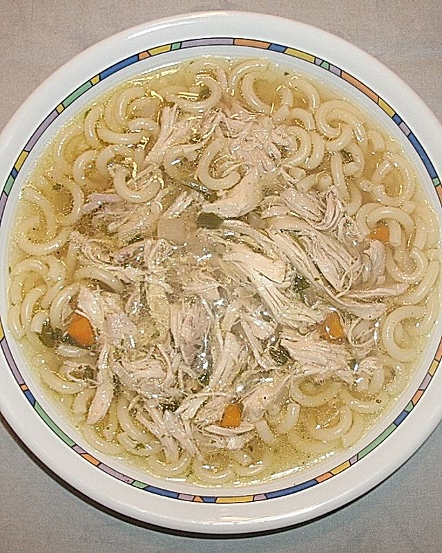 Suppe vom Maishähnchen