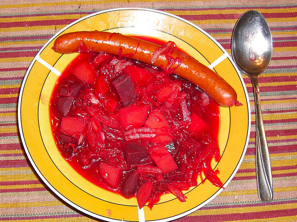 Rote Bete Sauerkraut Eintopf von stlanghans Chefkoch