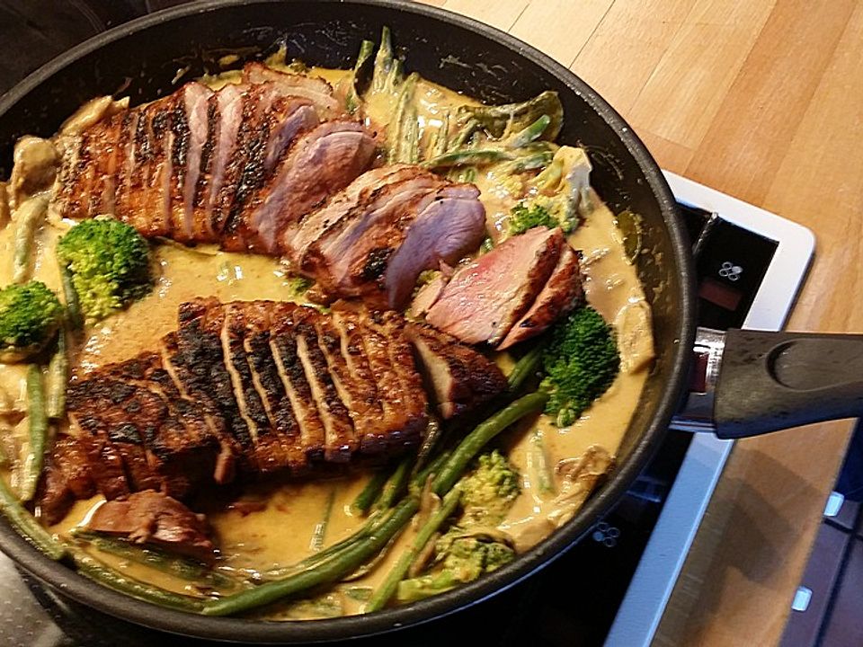 Entenbrustfilets mit Panang Curry von Hundemann| Chefkoch