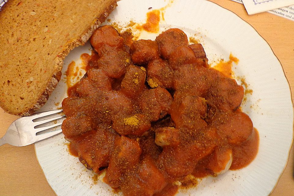 Scharfe Berliner Currywurst