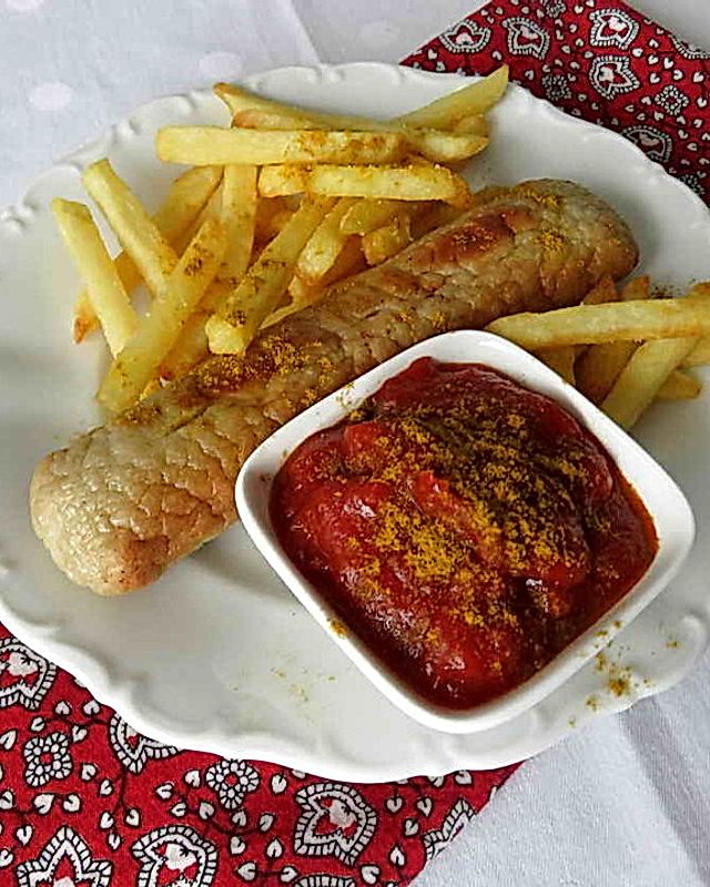 Scharfe Berliner Currywurst