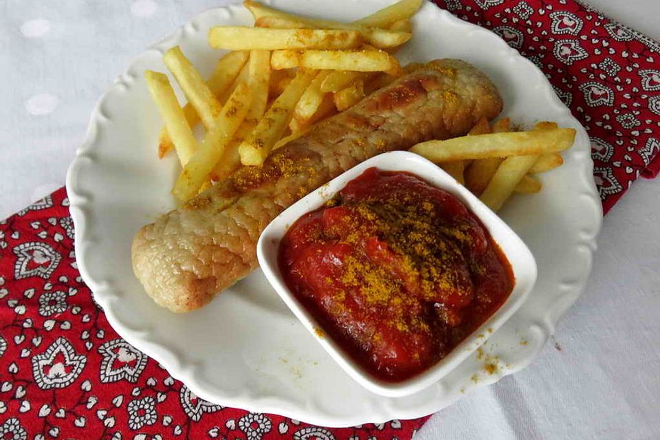 Scharfe Berliner Currywurst