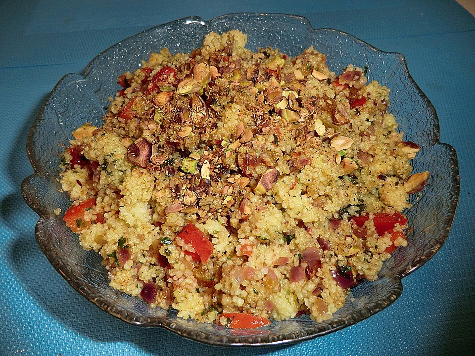 Couscous-Salat mit Aprikosen und Pistazien von AlSon | Chefkoch