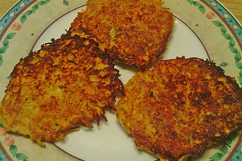 Möhren-Kartoffelpuffer