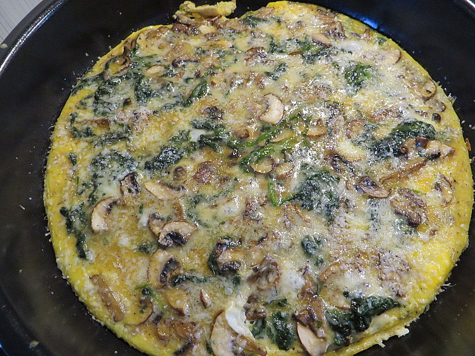Spinat-Pilz-Omelett von Backlieschen88 | Chefkoch