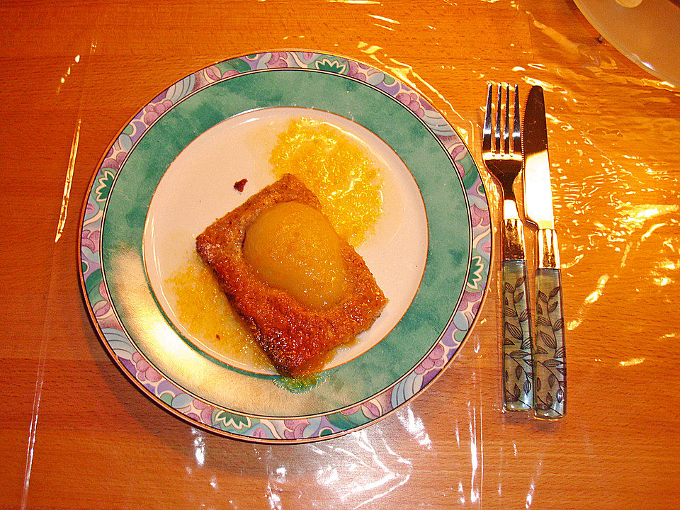 Birnen - Auflauf mit Aprikosensauce von DaniDeluxe | Chefkoch