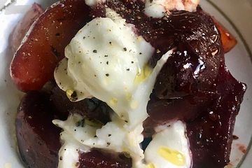 Rote Bete Mit Mozzarella Von Alamoonce Chefkoch