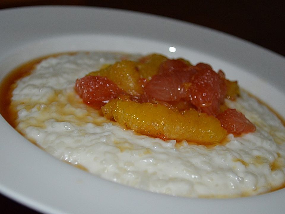 Kokos-Milchreis mit heißen Orangen von _Feinschmeckerin_| Chefkoch