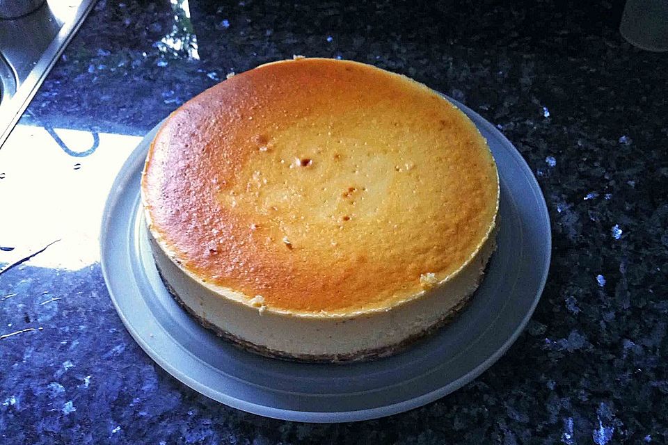 American Cheesecake mit weißer Schokolade