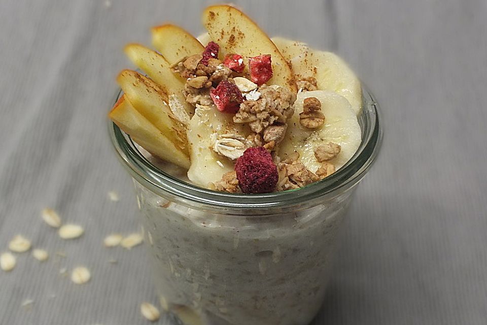 Apfel-Bananen-Müsli