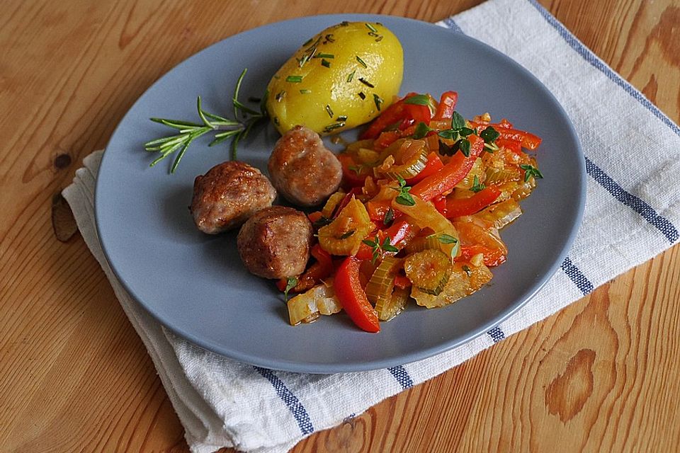 Paprika-Fenchel-Schmorgemüse