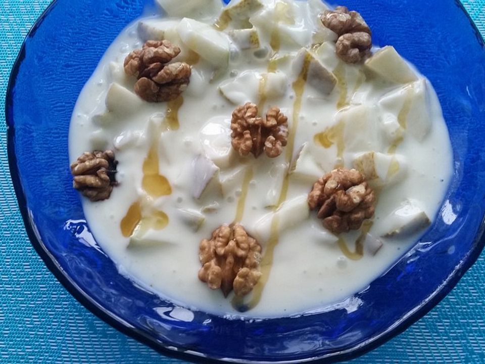 Joghurt mit Obst und Walnüssen von Jakob77| Chefkoch