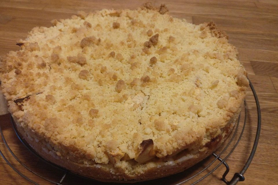 Knuspriger Streusel-Apfelkuchen