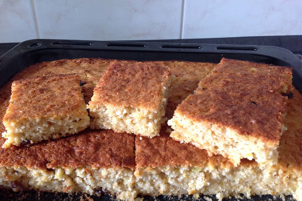 Kürbiskuchen mit Apfel