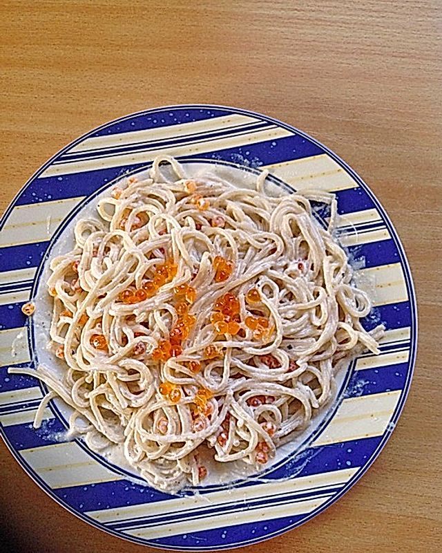 Kaviar-Spaghetti
