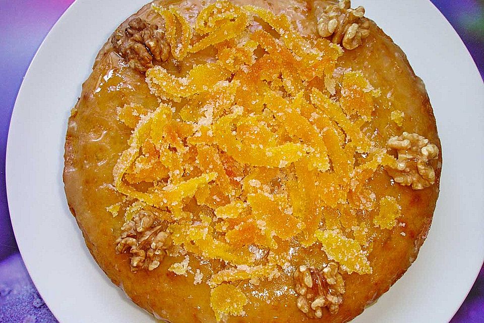 Kürbis-Walnusskuchen