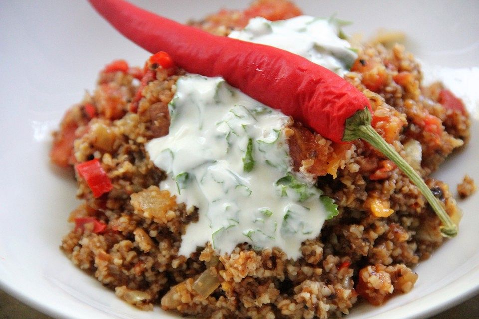 Bulgur-Pilaw mit Joghurt