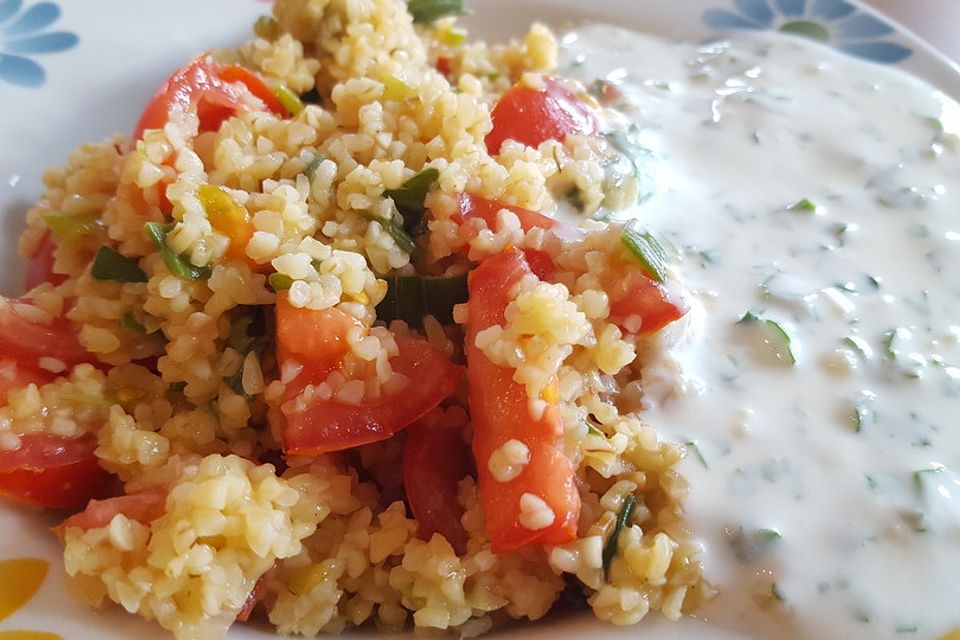 Bulgur-Pilaw mit Joghurt