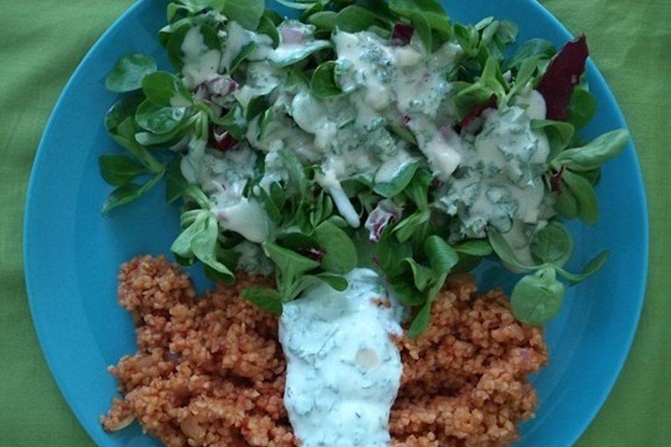 Bulgur-Pilaw mit Joghurt