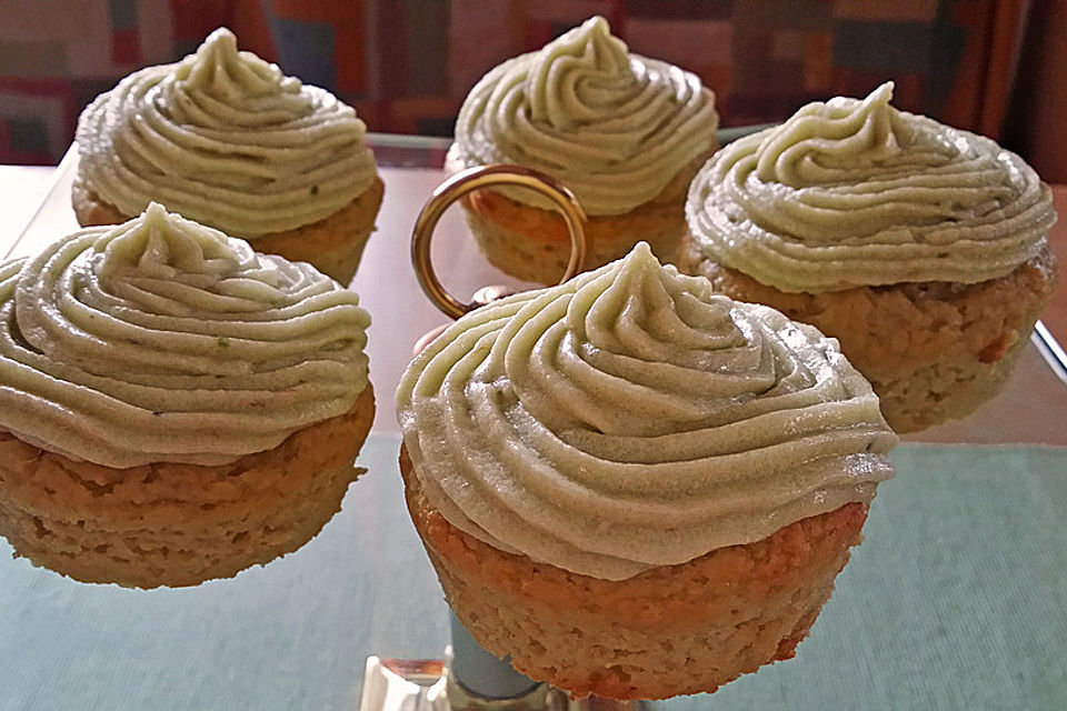 Vegane Avocado-Cupcakes