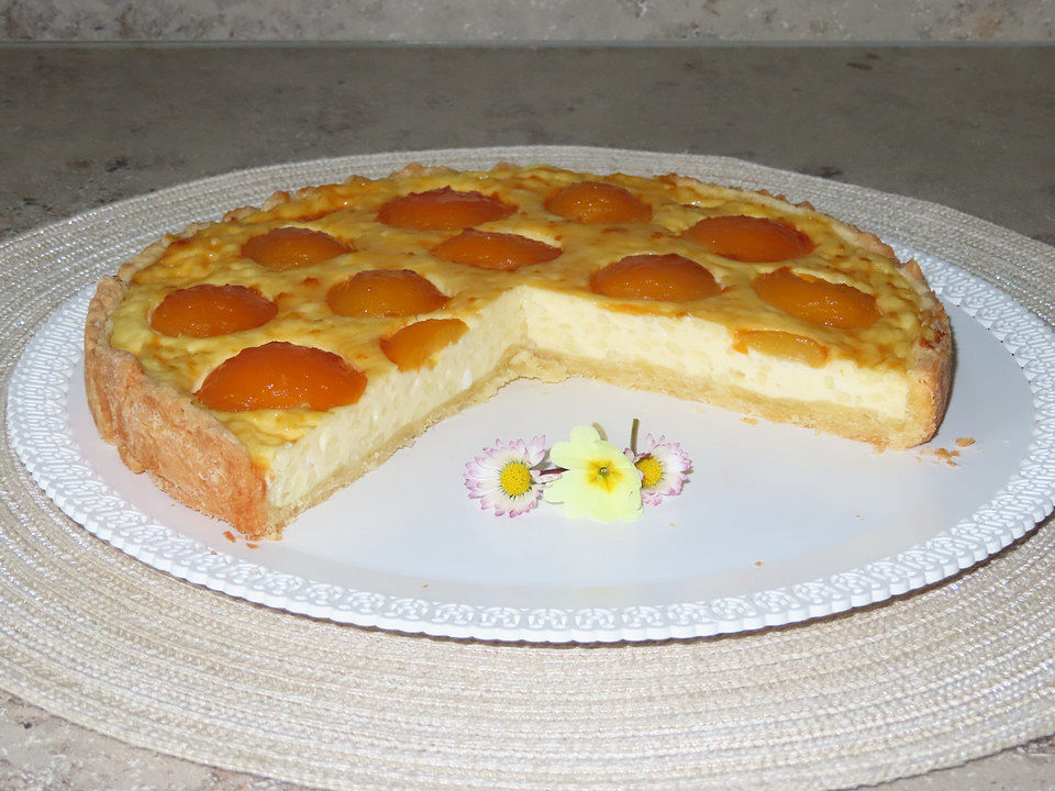 Milchreiskuchen mit Aprikosen von Monika| Chefkoch