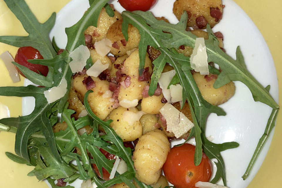 Gnocchi-Pfanne mit Rucola