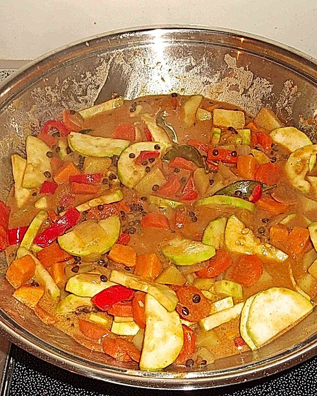 Süßkartoffel-Linsen-Curry
