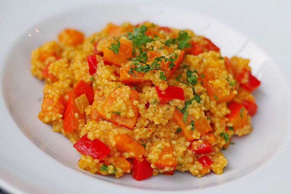 Kürbis-Paprika-Couscous