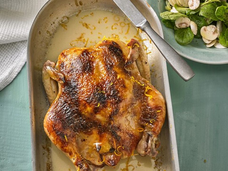 Orangen-Senf-Honig-Huhn von Nilatha| Chefkoch