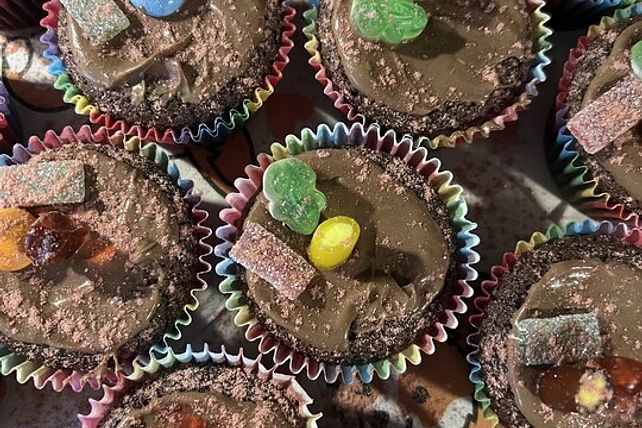 Schokoladige Versuchung oder Schoki-Kinder-Muffins von Rienchen86| Chefkoch