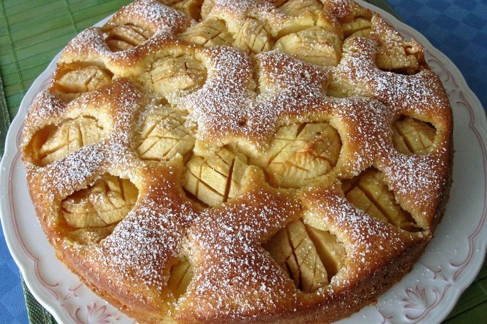 Apfelkuchen, sehr fein